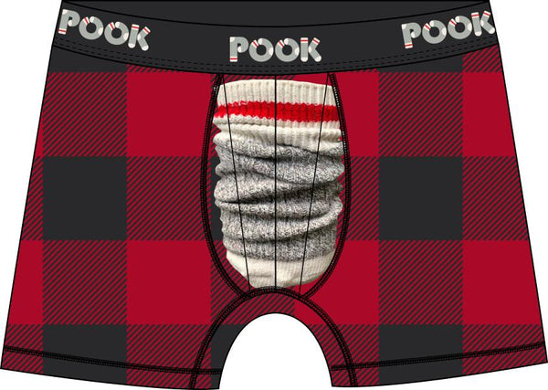 Boxer Silk Plaid Sock Image