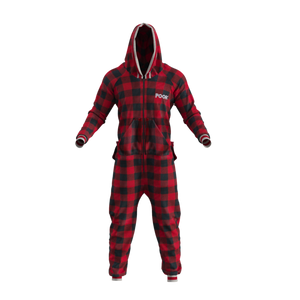 Pook Onesie - Red (Adult Unisex)