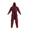 Pook Onesie - Red (Adult Unisex)