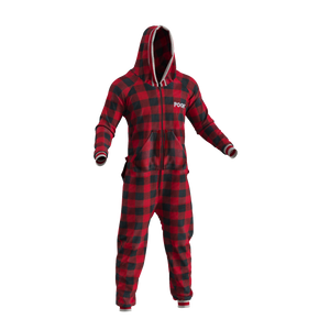 Pook Onesie - Red (Adult Unisex)