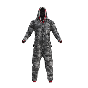 Pook Onesie - Camo Grey (Adult Unisex)
