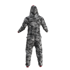 Pook Onesie - Camo Grey (Adult Unisex)