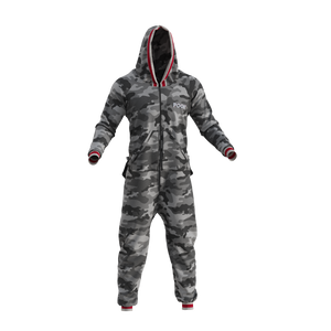 Pook Onesie - Camo Grey (Adult Unisex)