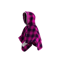 Load image into Gallery viewer, Pookie Poncho - Pink Toddler/Youth Polar Fleece
