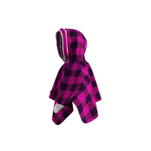 Pookie Poncho - Pink Toddler/Youth Polar Fleece