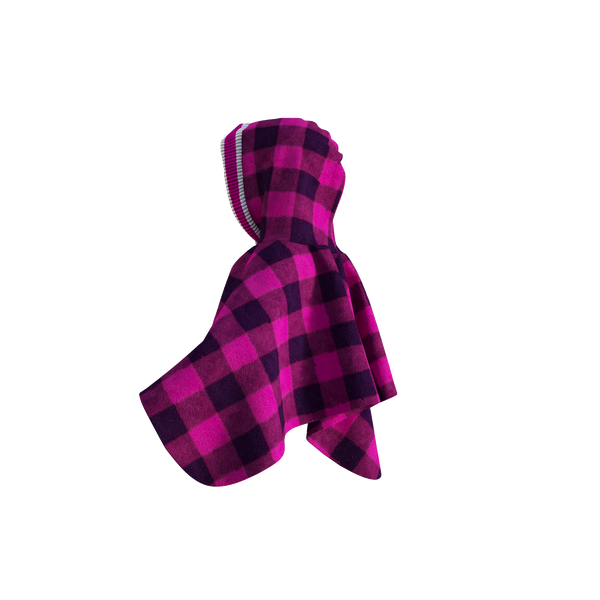 Pookie Poncho - Pink Toddler/Youth Polar Fleece