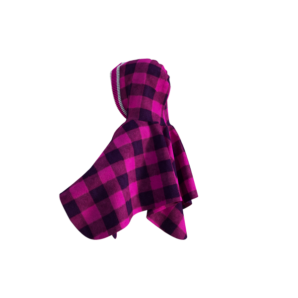Pookie Poncho - Pink Toddler/Youth Polar Fleece