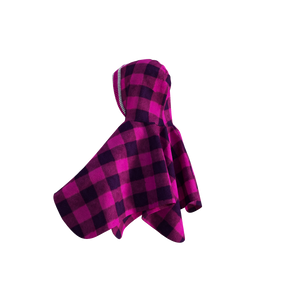 Pookie Poncho - Pink Toddler/Youth Polar Fleece