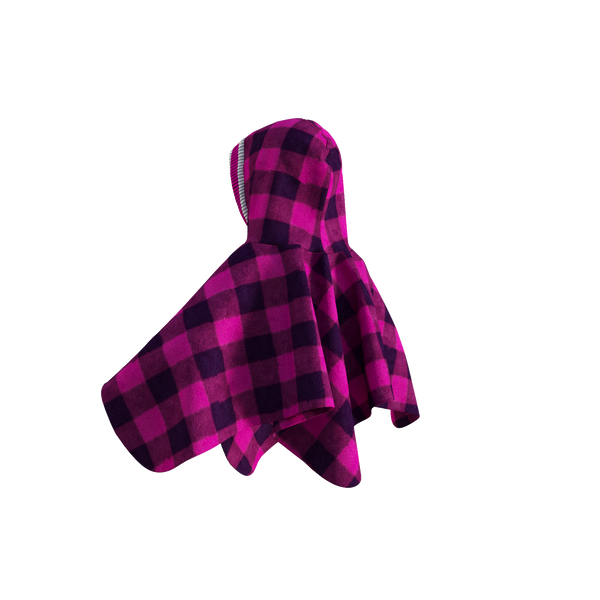Pookie Poncho - Pink Toddler/Youth Polar Fleece