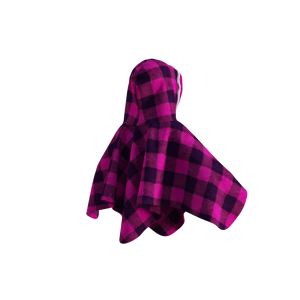 Pookie Poncho - Pink Toddler/Youth Polar Fleece