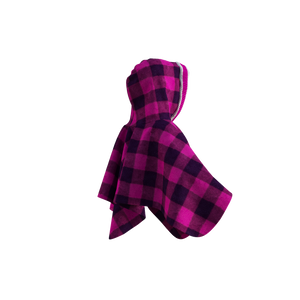 Pookie Poncho - Pink Toddler/Youth Polar Fleece