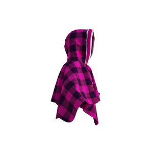 Pookie Poncho - Pink Toddler/Youth Polar Fleece