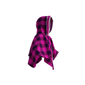 Pookie Poncho - Pink Toddler/Youth Polar Fleece