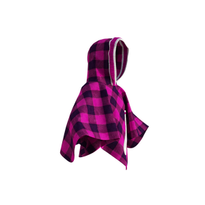 Pookie Poncho - Pink Toddler/Youth Polar Fleece