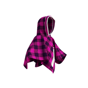 Pookie Poncho - Pink Toddler/Youth Polar Fleece