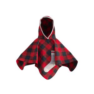 Pookie Poncho - Red Toddler/Youth Polar Fleece