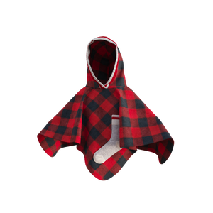 Pookie Poncho - Red Toddler/Youth Polar Fleece