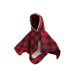 Pookie Poncho - Red Toddler/Youth Polar Fleece