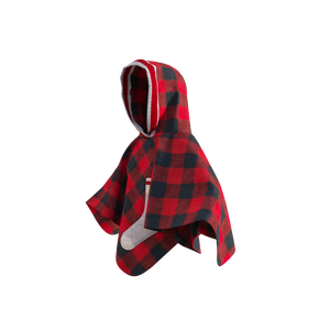 Pookie Poncho - Red Toddler/Youth Polar Fleece