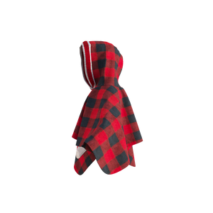 Pookie Poncho - Red Toddler/Youth Polar Fleece