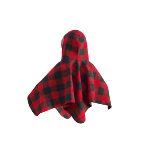 Pookie Poncho - Red Toddler/Youth Polar Fleece
