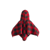 Pookie Poncho - Red Toddler/Youth Polar Fleece