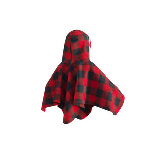 Pookie Poncho - Red Toddler/Youth Polar Fleece