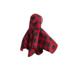 Pookie Poncho - Red Toddler/Youth Polar Fleece