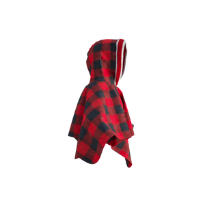 Pookie Poncho - Red Toddler/Youth Polar Fleece