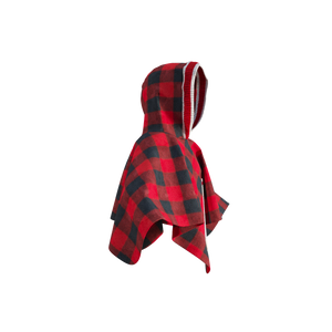 Pookie Poncho - Red Toddler/Youth Polar Fleece