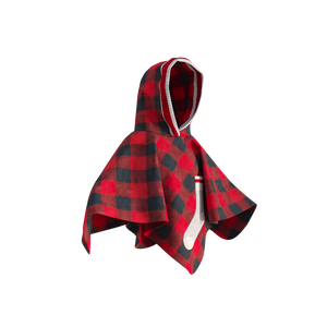 Pookie Poncho - Red Toddler/Youth Polar Fleece