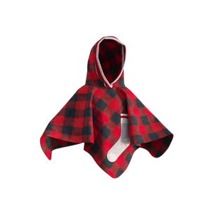 Pookie Poncho - Red Toddler/Youth Polar Fleece