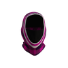 Pook Ninja - Pink Plaid and Black Double Layer Polar Fleece Balaclava