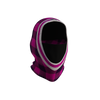 Pook Ninja - Pink Plaid and Black Double Layer Polar Fleece Balaclava