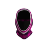 Pook Ninja - Pink Plaid and Black Double Layer Polar Fleece Balaclava