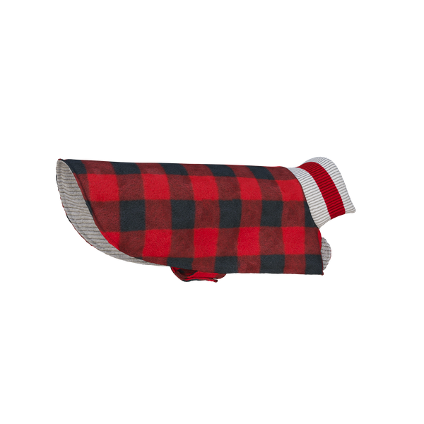 Pook Pooch Reversible - Red Polar Fleece & Wool