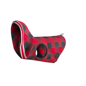 Pook Pooch Hoodie - Red Polar Fleece