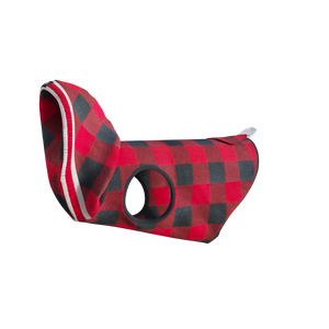 Pook Pooch Hoodie - Red Polar Fleece