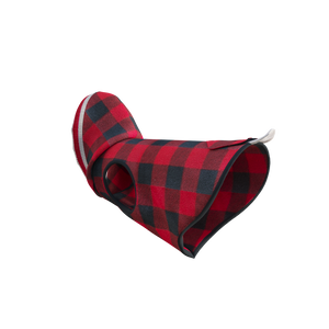 Pook Pooch Hoodie - Red Polar Fleece