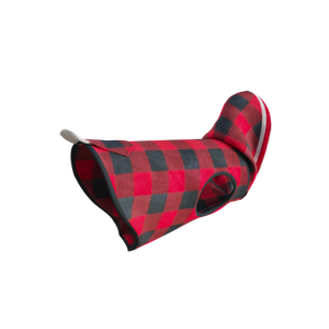Pook Pooch Hoodie - Red Polar Fleece