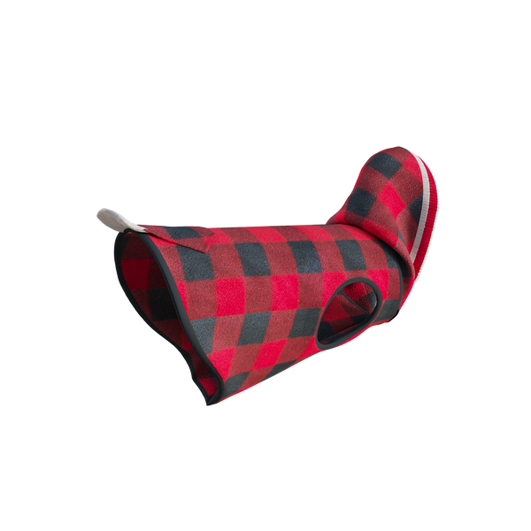Pook Pooch Hoodie - Red Polar Fleece