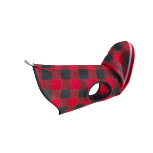 Pook Pooch Hoodie - Red Polar Fleece