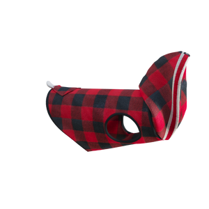 Pook Pooch Hoodie - Red Polar Fleece