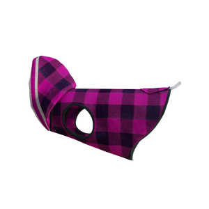 Pook Pooch Hoodie - Pink Polar Fleece