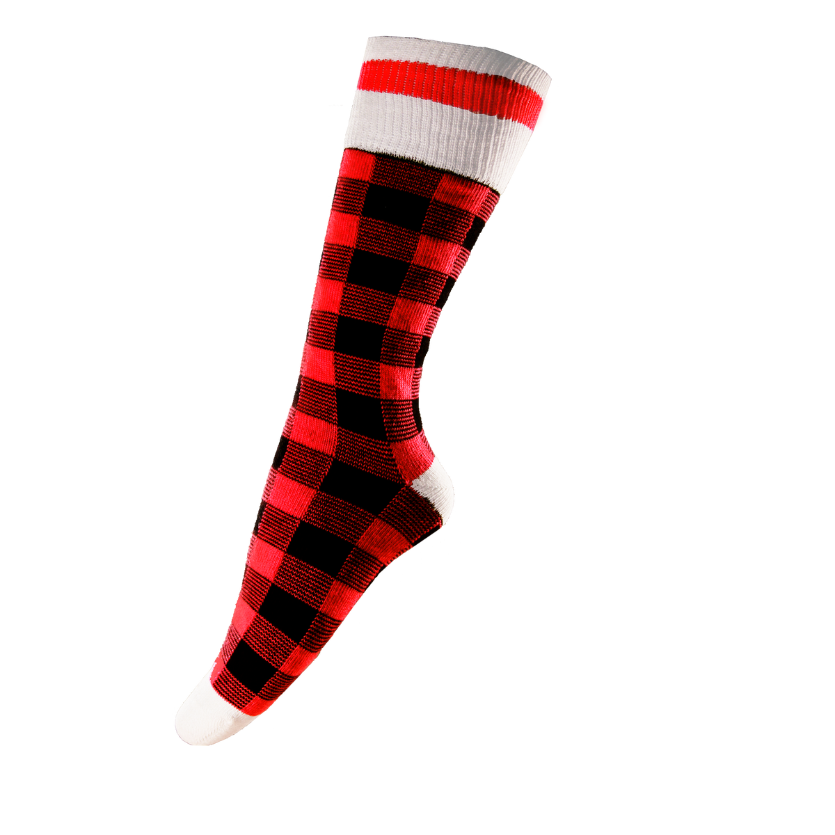POOK Mid Calf Sock Red Plaid Polyester Cotton – Pook USA