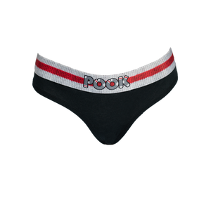 Pook Women's Underwear (3 PACK) - Black, Red Plaid, Beaver