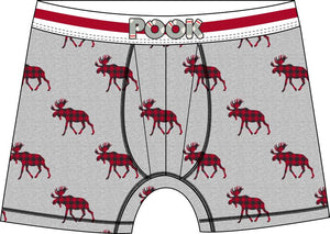 Boxer Moose Print