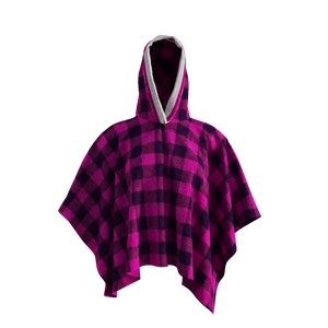 Pook Poncho - Adult Pink Polar Fleece w/ Snap Fastners