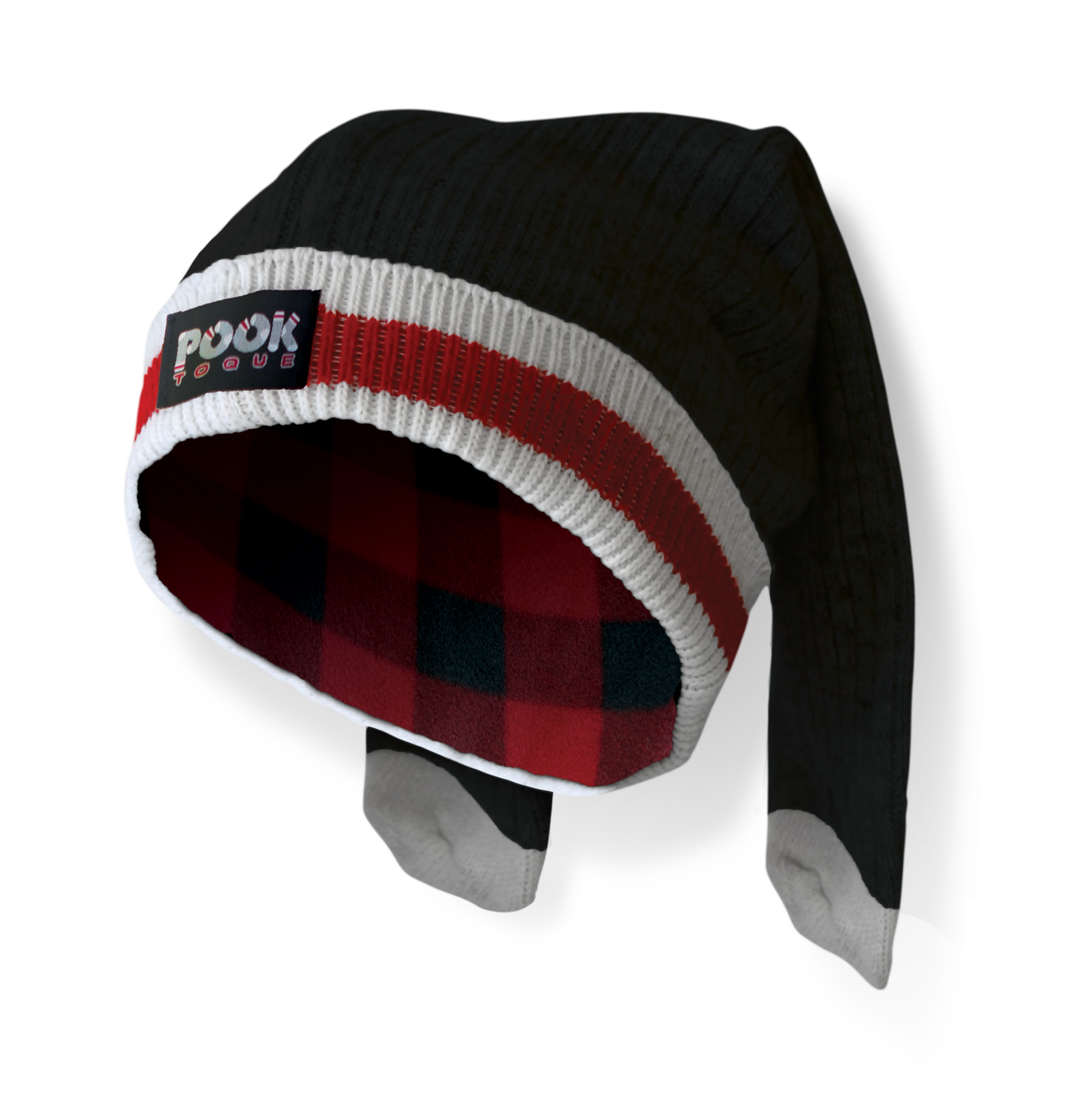 Black Winter Toque | Fleece Lined Beanie Hat | POOK Canada – Pook USA