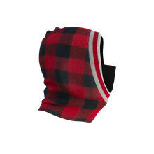 Load image into Gallery viewer, Pook Ninja - Red Plaid and Black Double Layer Polar Fleece Balaclava